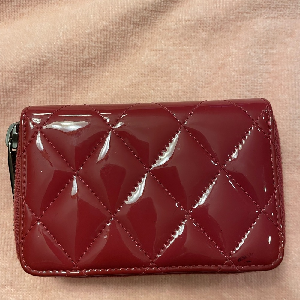 Chanel Pink zip around coin/ card holder - Picture 2 of 6